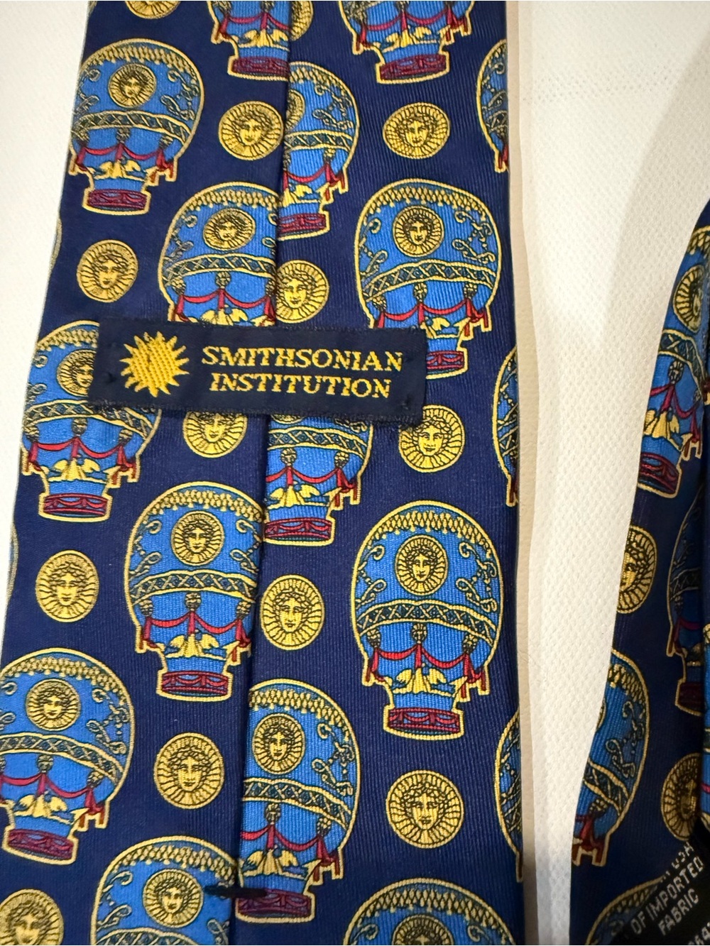 The Smithsonian Institution OFFICIAL Tie Navy Blue
